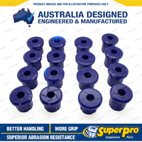 SuperPro HD Rear Leaf Spring Bush Kit for Toyota LandCruiser 76 78 79 Series