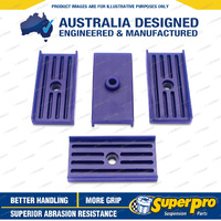 SuperPro Rear Leaf Spring Saddle Mount Bush Kit for Ford Fairlane ZF ZG ZH ZJ