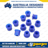 SuperPro Rear Leaf Spring Bush Kit for Holden F Series FX FJ 38mm spring width