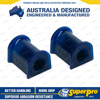 SuperPro 20mm Rear Sway Bar Mount Bush Kit for Hyundai Sonata Y2 Sedan 1988-1993