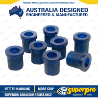 SuperPro Rear Spring Shackle Rear Upper Lower Bush Kit for Nissan Caball C240