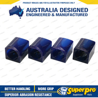 SuperPro 19mm FR Sway Bar To Lower Control Arm Bush Kit for Humber Sceptre Vogue