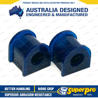 SuperPro 16mm Rear Sway Bar Mount Bush Kit for Ford Fiesta Mk 3 1976-1997