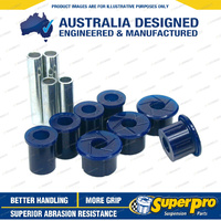SuperPro Rear Spring Rear Bush Kit All for Toyota Hiace LH172R Regius 1989-2005