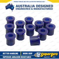 SuperPro Heavy Duty Rear Leaf Spring Bush Kit for Toyota LandCruiser 40 Series