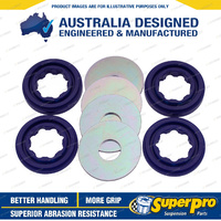 SuperPro Rear Crossmember Supplement Washers Bush Kit for Lexus GS SC Rear mount