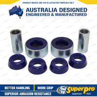 SuperPro Front Control Arm Lower Rear Bush Kit Double Offset for Ford Laser KQ