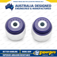 SuperPro Front Control Arm Lower Inner Rear Bush Single Offset for Mazda 2 DE