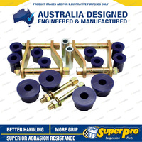 SuperPro Rear Greasable Shackle and Bush Kit for Ford Ranger PX PY 2011-On