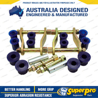 SuperPro Rear Greasable Shackle and Bush Kit for Isuzu D-MAX TFR TFS 2012-on