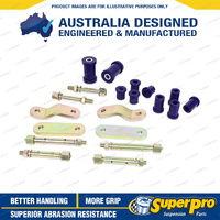 Rear Leaf Spring Bush & Greaseable Shackle/Pin Kit for Mitsubishi Triton MV