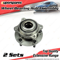 2x Front Wheel Bearing Hub Assembly for Hyundai Santa Fe CM DM XM SM 2006-2018