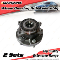 2x Front Wheel Bearing Hub Assembly for Toyota Auris RS 180G ZRE152R ZRE154R