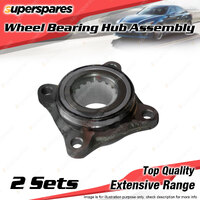 2x Front Wheel Bearing Hub Assembly for TRD Hilux GGN25R Flange Bearing Only