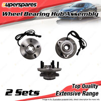 2x Front Wheel Bearing Hub Ass for Ford Explorer UT UX UZ 4.0 4.6L 2ZA V8 01-08