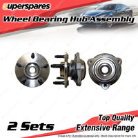 2x Front Wheel Bearing Hub Ass for Ford Courier PG PH 2.5 2.6 4.0L 4WD 2002-2006