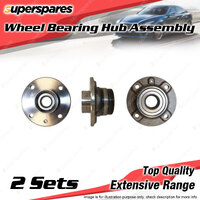2x Rear Wheel Bearing Hub Assembly for Holden Tigra Barina XC 1.4 1.8L I4 01-07