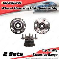 2x Rear Wheel Bearing Hub Assembly for Honda CRV RE4 2.4L K24Z1 4WD I4 2006-2012