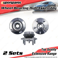 2x Front Wheel Bearing Hub Ass for Jeep Grand Cherokee WK 3.0 3.6 5.0L V8 11-17