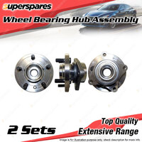 2 Front Wheel Bearing Hub Ass for Land Rover Discovery 3 4 Range Rover L322 L405
