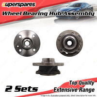 2x Front Wheel Bearing Hub Ass for Mini Cooper R 50 52 53 55 56 57 1.6L SOHC 4v