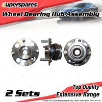 2x Front Wheel Bearing Hub Ass for Nissan Tiida C11 1.8L MR18DE I4 2005-2013