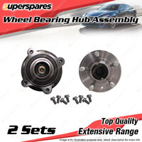 2x Rear Wheel Bearing Hub Assembly for Opel Astra PJ Zafira ZJ 1.6 2.0L I4 12-13