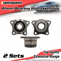 2x Rear Wheel Bearing Hub Ass for Toyota Corolla AE 93R 101R 102 111 112 1.6 1.8