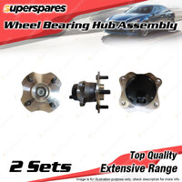 2x Rear Wheel Bearing Hub Ass for Toyota Echo NCP 10R 12R 13R 1.3 1.5L I4 ABS