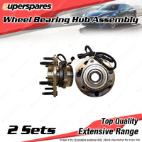 2x Front Wheel Bearing Hub Assembly for Ford F250 445 157KW 175KW ABS 1994-2003