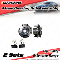 2x Front Wheel Bearing Hub Assembly for Ford F250 F350 V8 Dual Rear Wheels