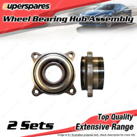 2x Rear Wheel Bearing Hub Assembly for Mitsubishi Challenger PB PC 4D56T 131KW