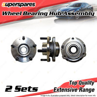 2x Front Wheel Bearing Hub Assembly for Mazda B2500 WLAT 86KW BT50 WEAT 115KW