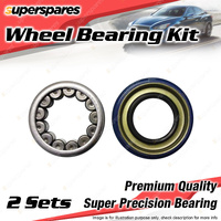2x Rear Wheel Bearing Kit for Chevrolet Silverado 1500 6.2L L87 313kW 4WD