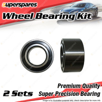 2x Front Wheel Bearing Kit for Hyundai i45 YF 2.0L G4NA 122kW FWD 2013-On
