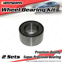 2x Rear Wheel Bearing Kit for Jaguar E-Pace X540 D180 2.0L Diesel 132kW