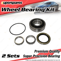 2x Rear Wheel Bearing Kit for Toyota Regius ACE TRH200 2.0L TRH221 2.7L ABS