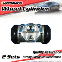 2x Rear Wheel Cylinders for Mitsubishi Delica M20 VM20 1.6L 80kW HR16DE