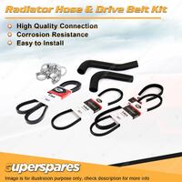 Radiator Hose + Gates Belt Kit for Mitsubishi Express SF Starwagon SH 2.4L