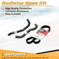 Radiator Hose + Gates Belt Kit for Holden Caprice Statesman VQ VR 3.8L w/o ABS