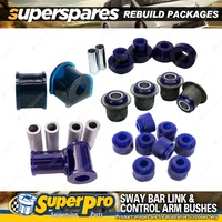 Front SuperPro Control Arm Sway Bar Bush Kit for Ford Falcon XE XF 1982-1988