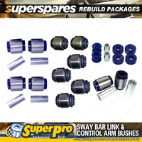 Rear SuperPro Control Arm Sway Bar Bush Kit for Ford Falcon BA BF Sedan 02-2008