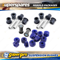 Front SuperPro Suspenison Bush Kit for Ford Trader T3000 T4100 Ser 80-89