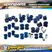 Front + Rear Superpro Suspenison Bush Kit for Ford Cortina Lotus Only 1962-1966
