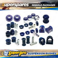 Front + Rear Superpro Suspenison Bush Kit for Ford Cortina TC 4 Cyl 1972-1977