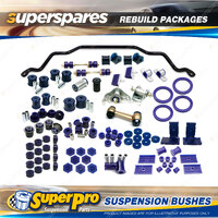 Front + Rear SuperPro Suspenison Bush Kit for Ford Falcon XE XF 1982-1988