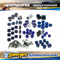 Front + Rear Superpro Suspenison Bush Kit for Ford Mustang Coupe 1965-1967