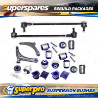 F+R Superpro Suspenison Bush Kit for Mitsubishi Lancer CJ CY Ralliart AWD 08-17