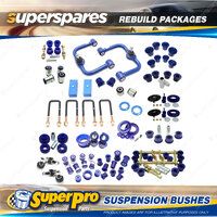 Front + Rear Superpro Suspenison Bush Kit for Nissan Navara D40 Spain 05-14