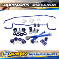 F+R Superpro Suspenison Bush Kit for Nissan Pulsar C12 Hatch incl. SSS 13-ON